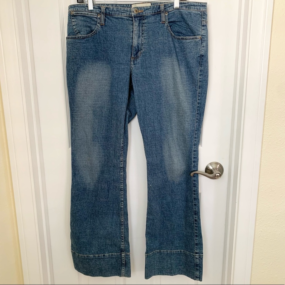 Hipster Flare Jean Pants Blue 13